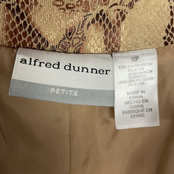Alfred Dunner Animal Print Blazer Jacket - Picture 8 of 9